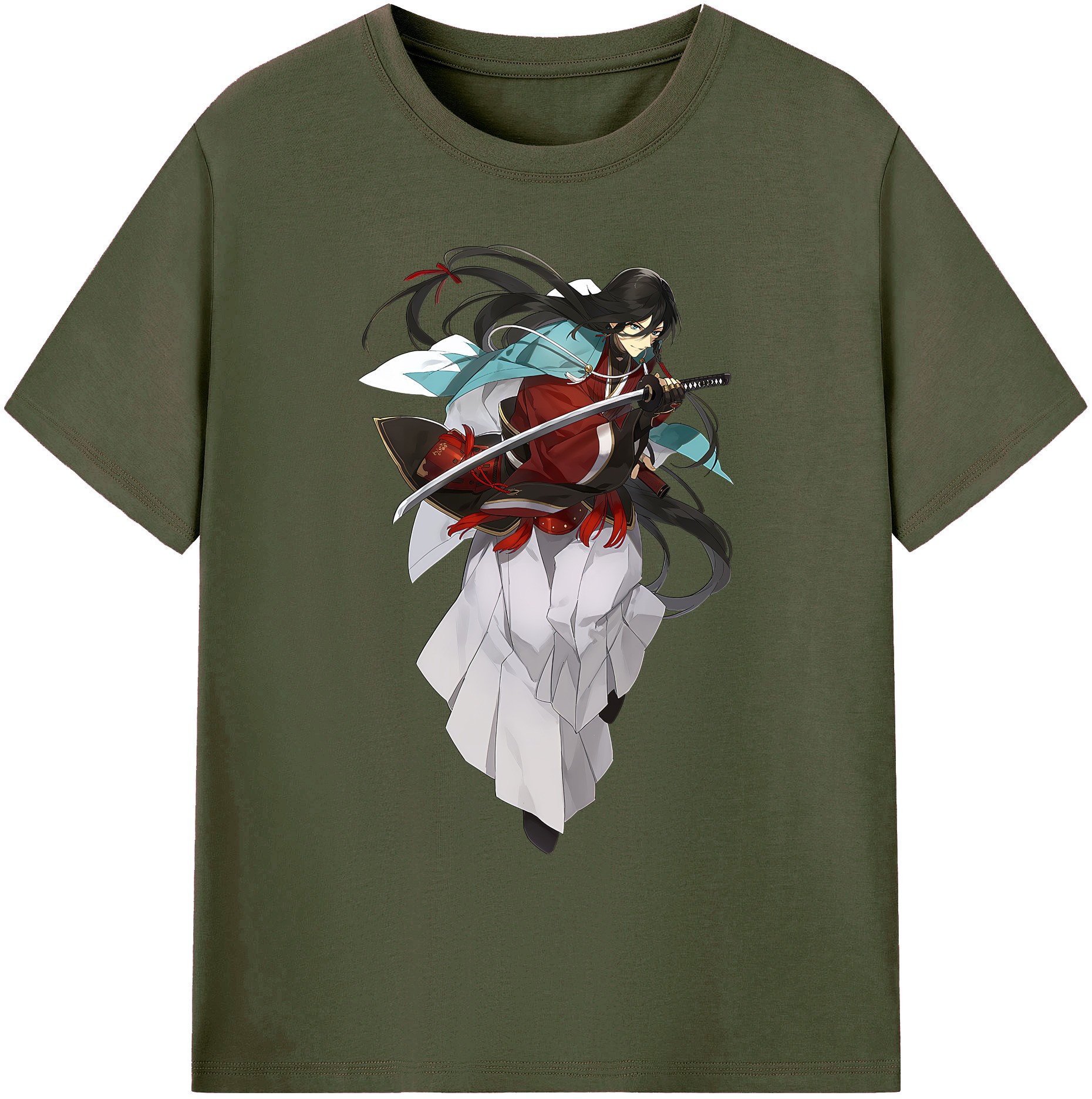 （画像用） 刀剣乱舞 Touken Ranbu 綿100％ メンズ半袖Tシャツ｜肌触りやわらか＆通気性